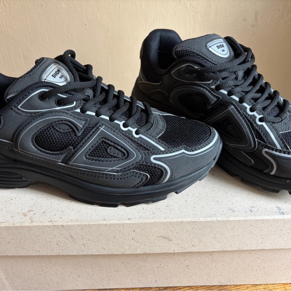 Dior Black and Gray Sneakers